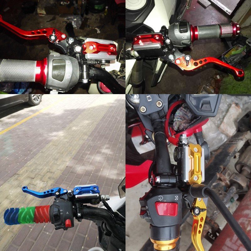 Motorcycle CNC Hydraulic Brake Lever Clutch Master Cylinder 7/8" 22MM Universal Motorcycle Brake Pump Handle for Honda Yamaha