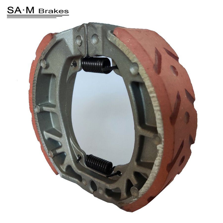 SAM Factory Motorcycle Rear Premium Drum Brake Shoes for Honda Wave 125
