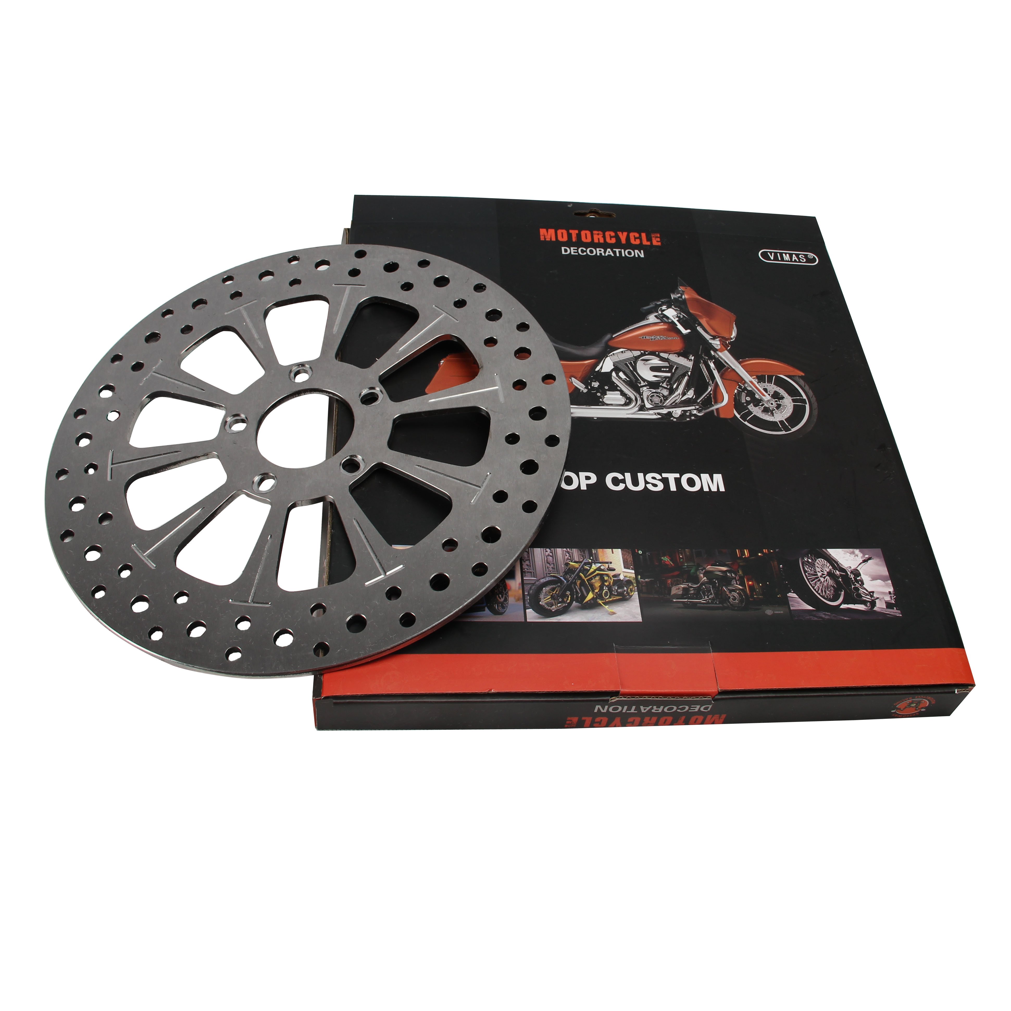 11.8-inch Brake Disc the Front Wheel Brake Disc Is Suitable for Retrofitting (08-24) Harley Touring Series Models