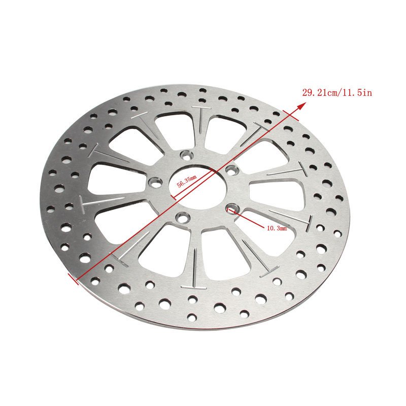 11.8-inch Brake Disc the Front Wheel Brake Disc Is Suitable for Retrofitting (08-24) Harley Touring Series Models