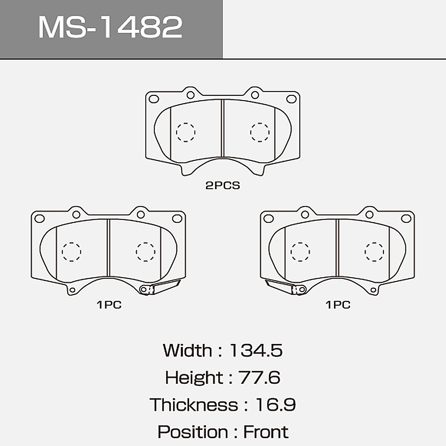 MASUMA Wholesale Manufacturing Car Brake Pads Production Line Auto Disc Brake Pad 29087 Asimco Ceramic Brake Pad for Toyota