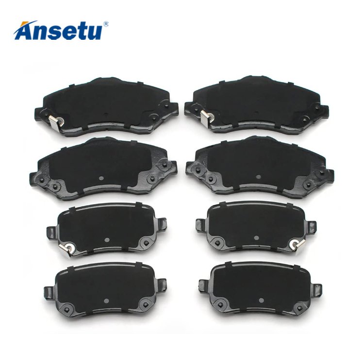 Ansetu D1273 D1326 Front Rear Ceramic Brake Pads Sets Fit for Chrysler Town Country Dodge Grand Caravan Journey Ram VW Routan
