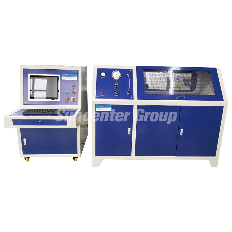 Suncenter High Pressure Leak Test Hydraulic Water Pressure Testing Machine for Brake Hose