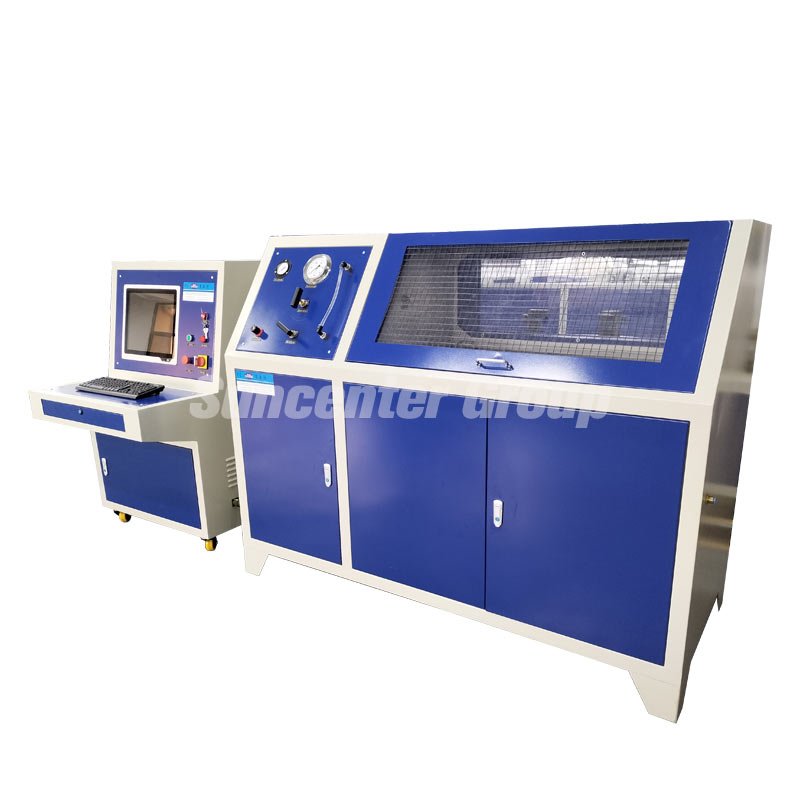 Suncenter High Pressure Leak Test Hydraulic Water Pressure Testing Machine for Brake Hose