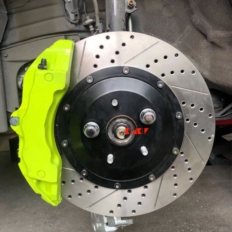 KLAKLE Upgrade Wheel Brake Rotor With Center Hat 405*34MM Rotor Size for 9200 Original Caliper for BMW E60