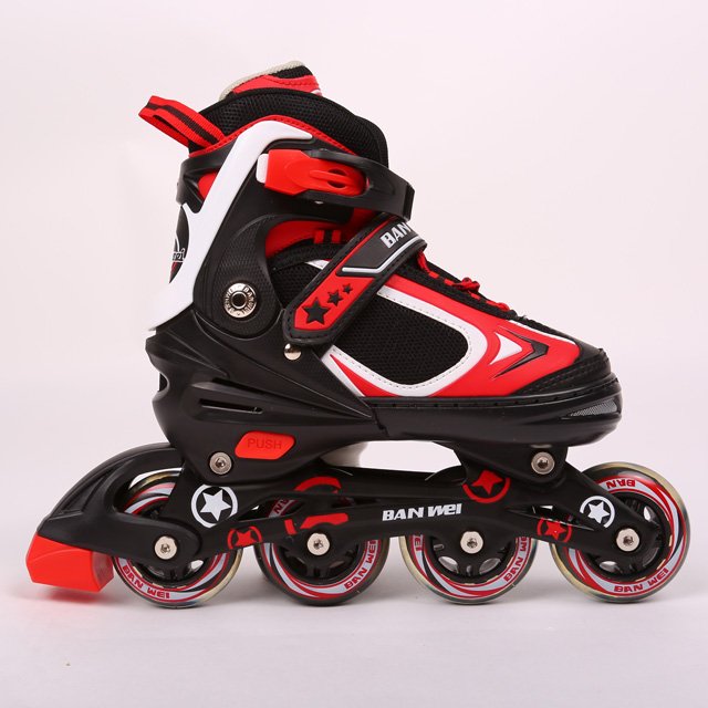 New Design Popular for Sale Pink Adjustable Safe Brake Durable Professional Flashing Roller Inline Skate Shoes