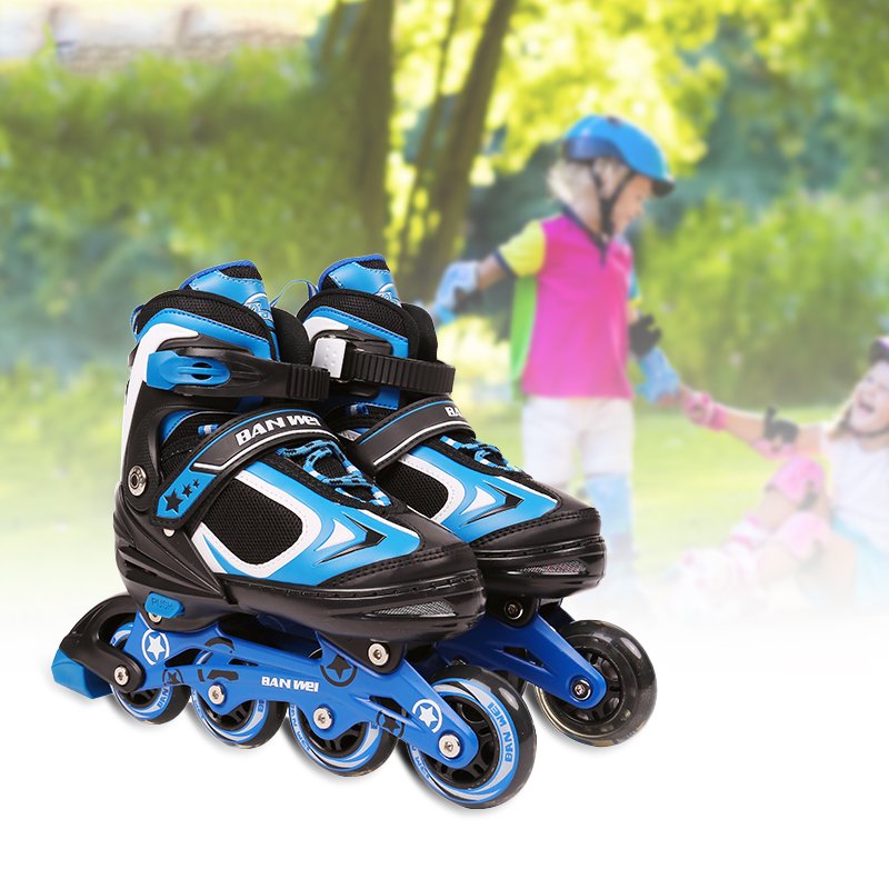 New Design Popular for Sale Pink Adjustable Safe Brake Durable Professional Flashing Roller Inline Skate Shoes