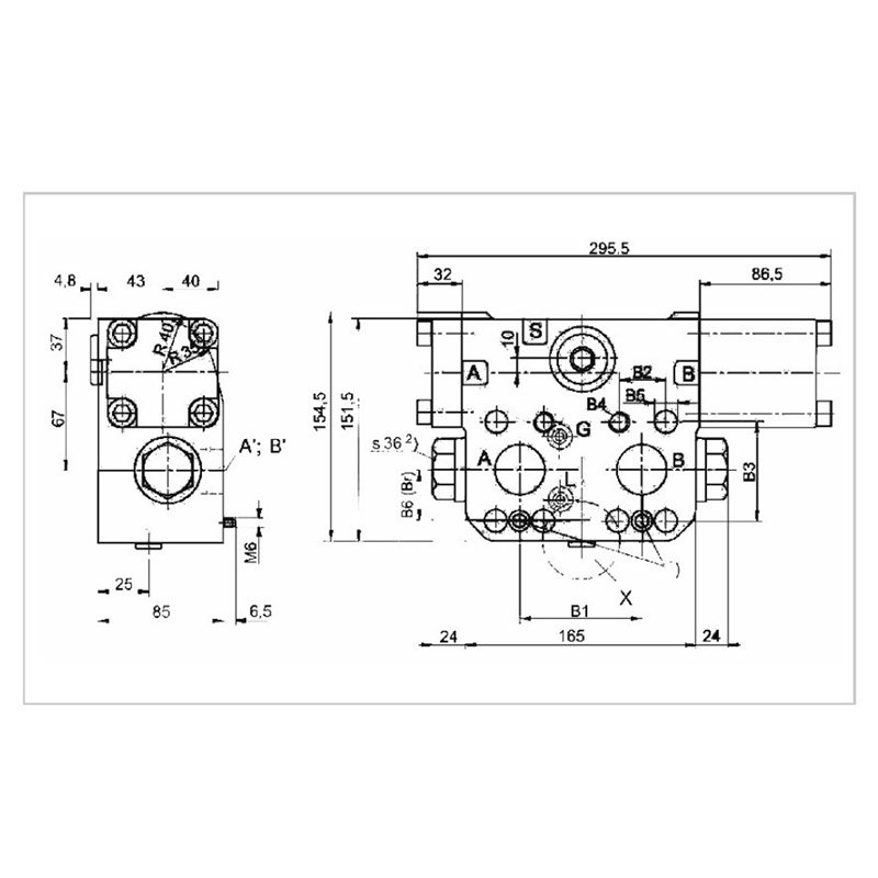 BVD20 BVD25 BVD25W38L R902057653 LHW-3P Hoist Load Control Valve Brake Valve Control Valve