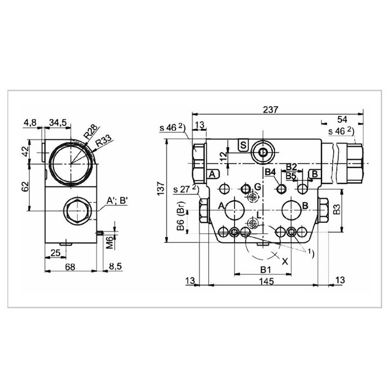 BVD20 BVD25 BVD25W38L R902057653 LHW-3P Hoist Load Control Valve Brake Valve Control Valve