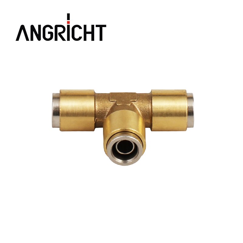 Wholesale Customizable Brass Push in Quick Coupling Connect Hose Fitting for Air Brake System Pressure Brass One Touch DOT