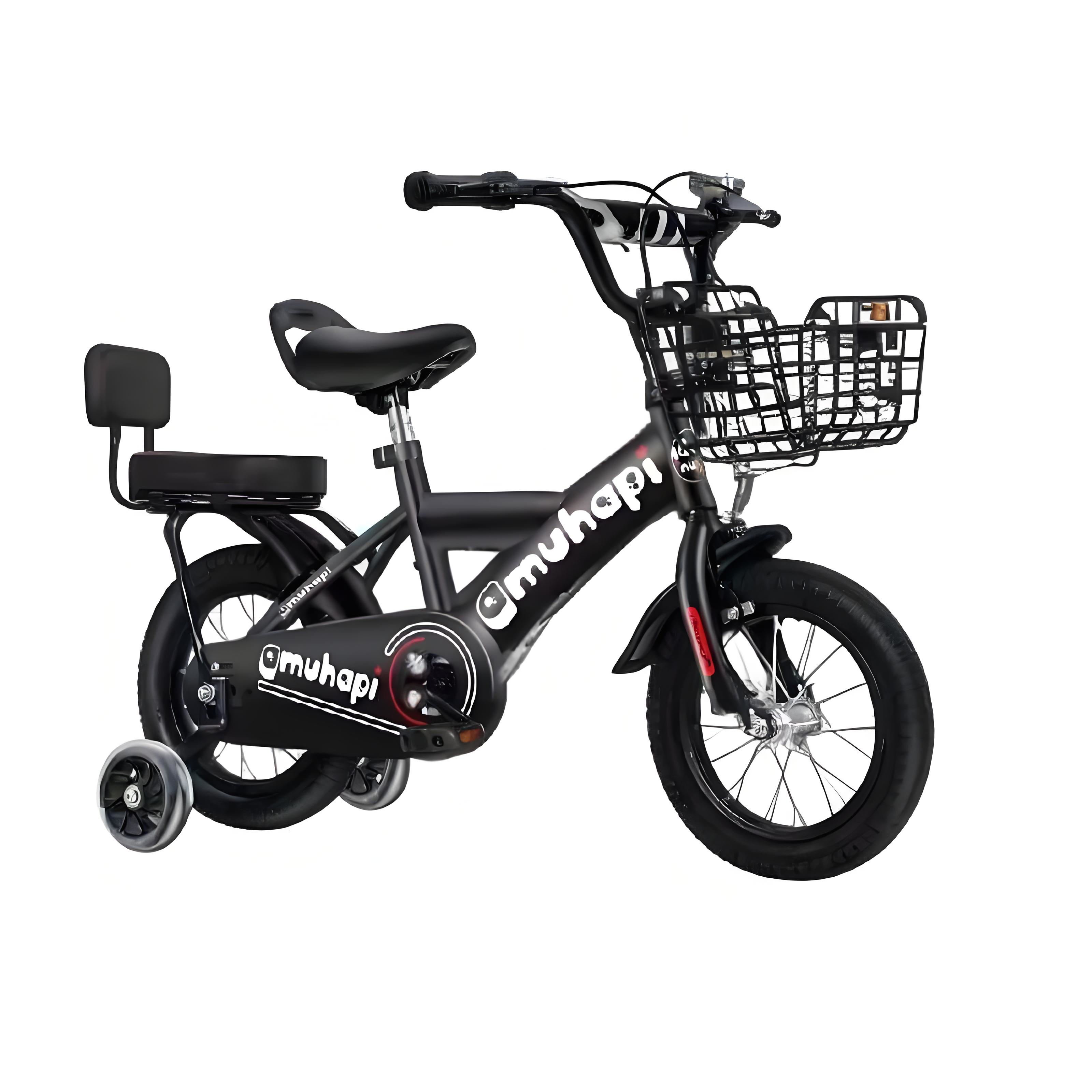 New Design 12-Speed Carbon Steel Kids Bicycle with Front Rear Double Brakes Training Wheels Available 12' 14' 16' 18' 20' Inches
