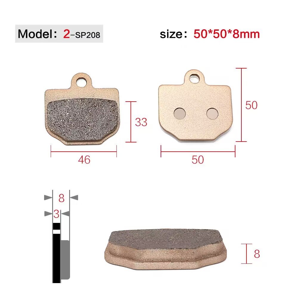 Motorcycle Brake Pads Electric Bike Shoe Pads Bicycle Friction Pads Motorcycle Accessories Brake Skins Assisted Bike Disc Brake