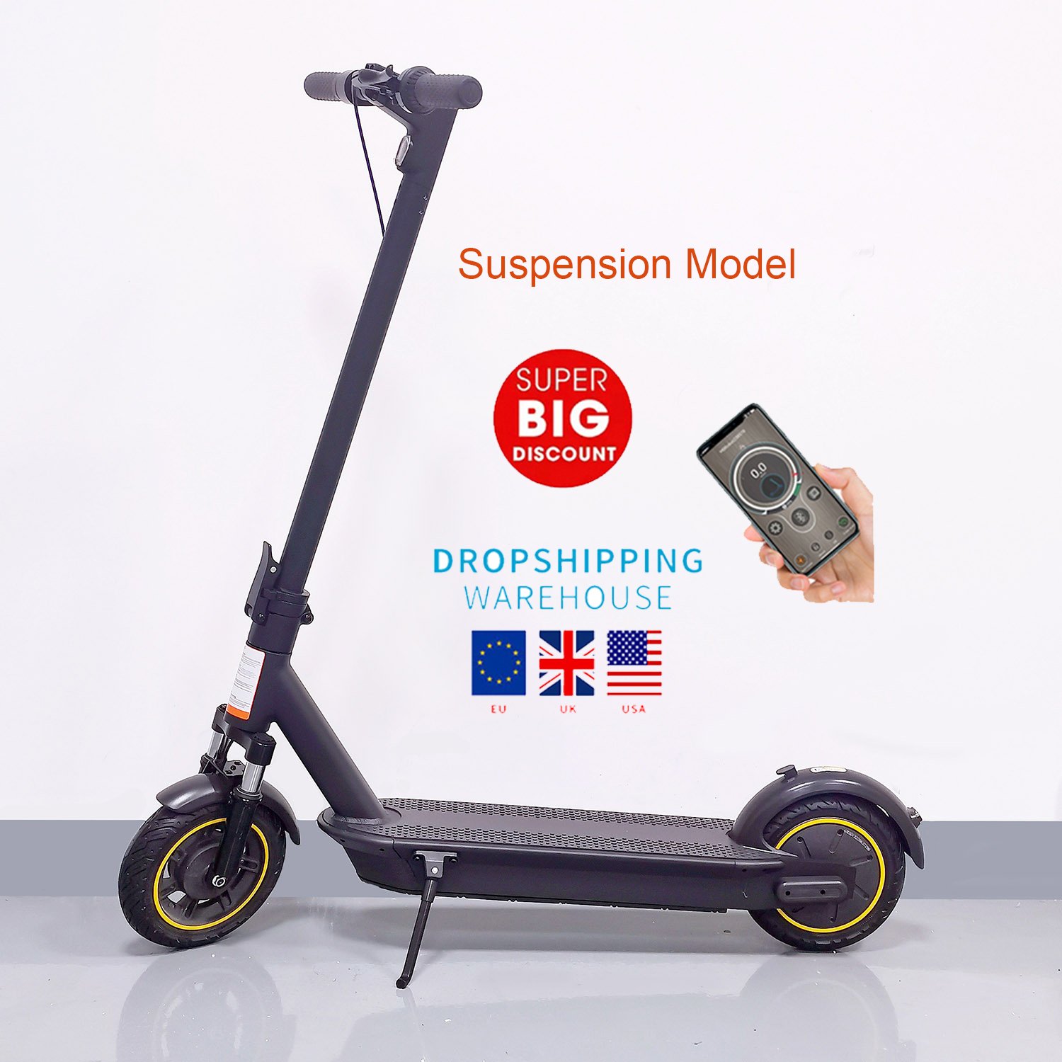 New Arrive 500 Watt 10 Inch Foldable Electric Scooters Eu Warehouse