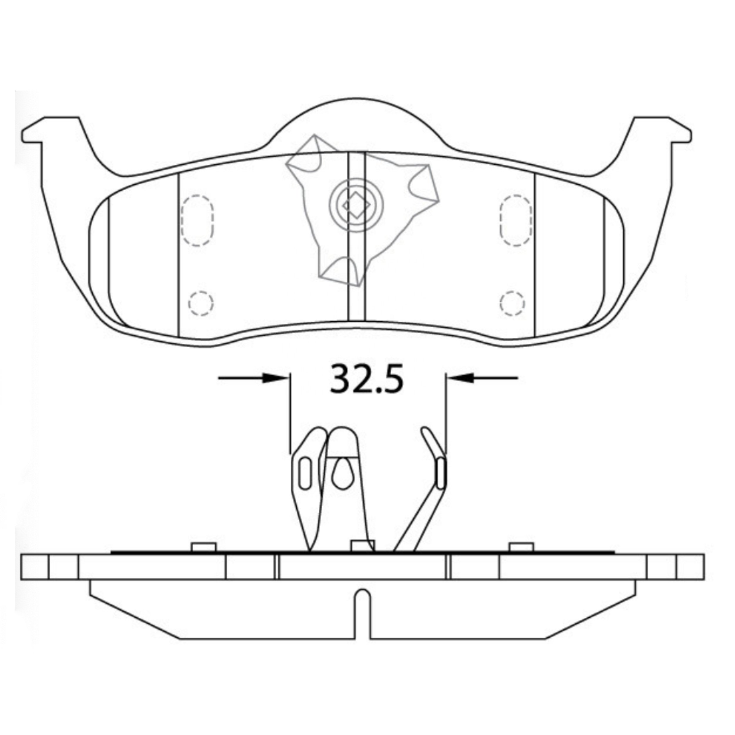 High Performance Factory Auto Parts Brake Pads (Pastillas De Freno) OEM Disc D1041/D1087/wva 24111/24113 Is Rear Axle Brake