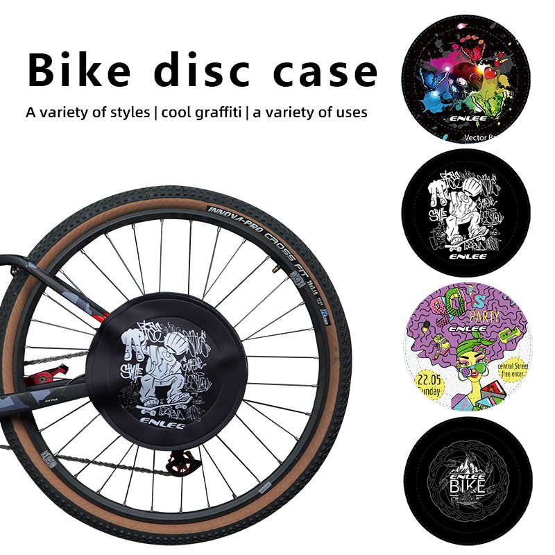 Disc Brake Covers Set - PP5 Material + Waterproof Cloth Protective Covers for Bicycle Disc Brakes Brake Caliper Cover