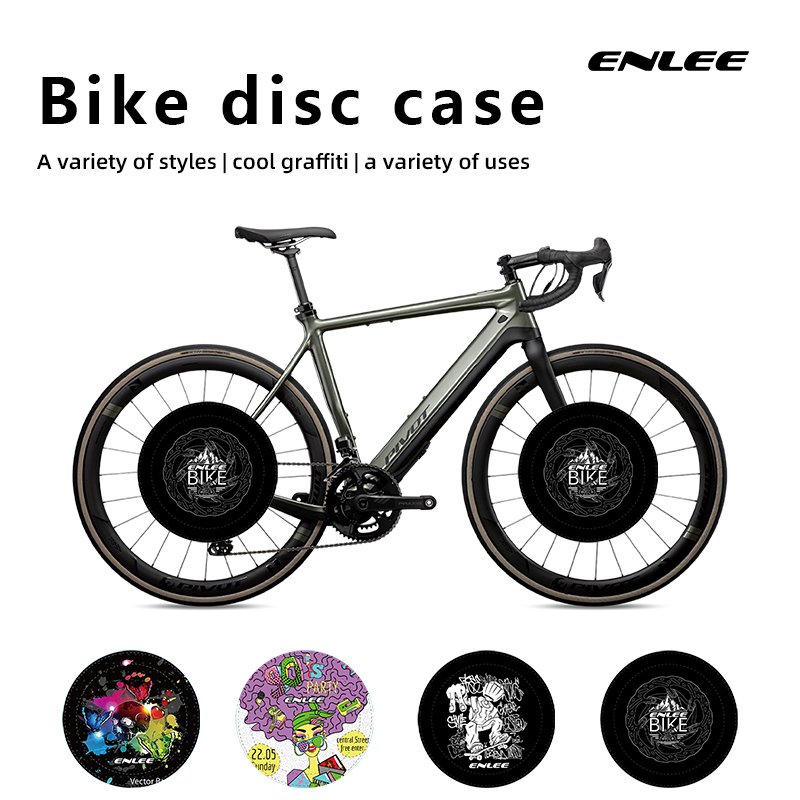 Disc Brake Covers Set - PP5 Material + Waterproof Cloth Protective Covers for Bicycle Disc Brakes Brake Caliper Cover