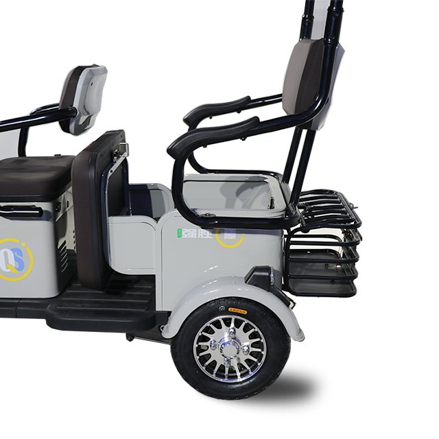 QSD Factory 48v Electric 3-Wheel Adults Tricycle Durable Roof Recreational E Bike Mobility Scooter Open Body Type