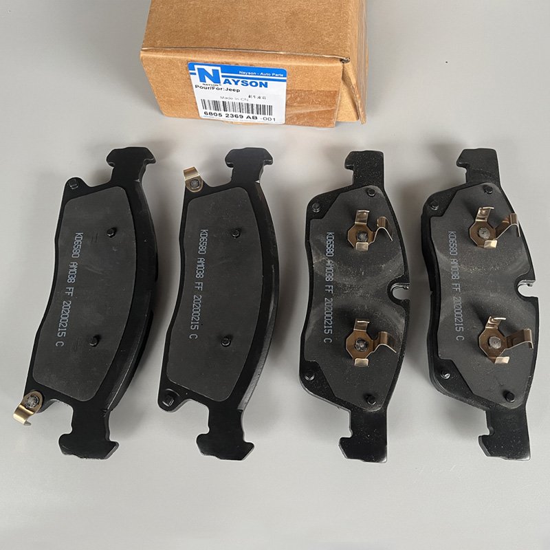 68052369AB Front Disc Brake Pad Kit for Jeep Grand Cherokee Dodge Durango 2011-2023 68052369AE 68052369AD