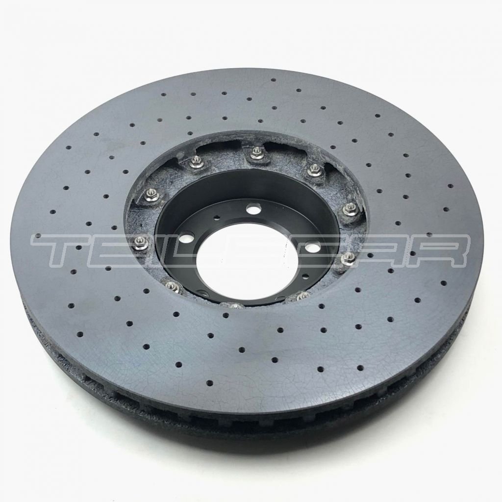 For Porsche 911 992 Turbo S PCCB Front Brake Disc Ceramic Left Side992615301AC / 992615301AB / 992615301E / 992.615.301.E