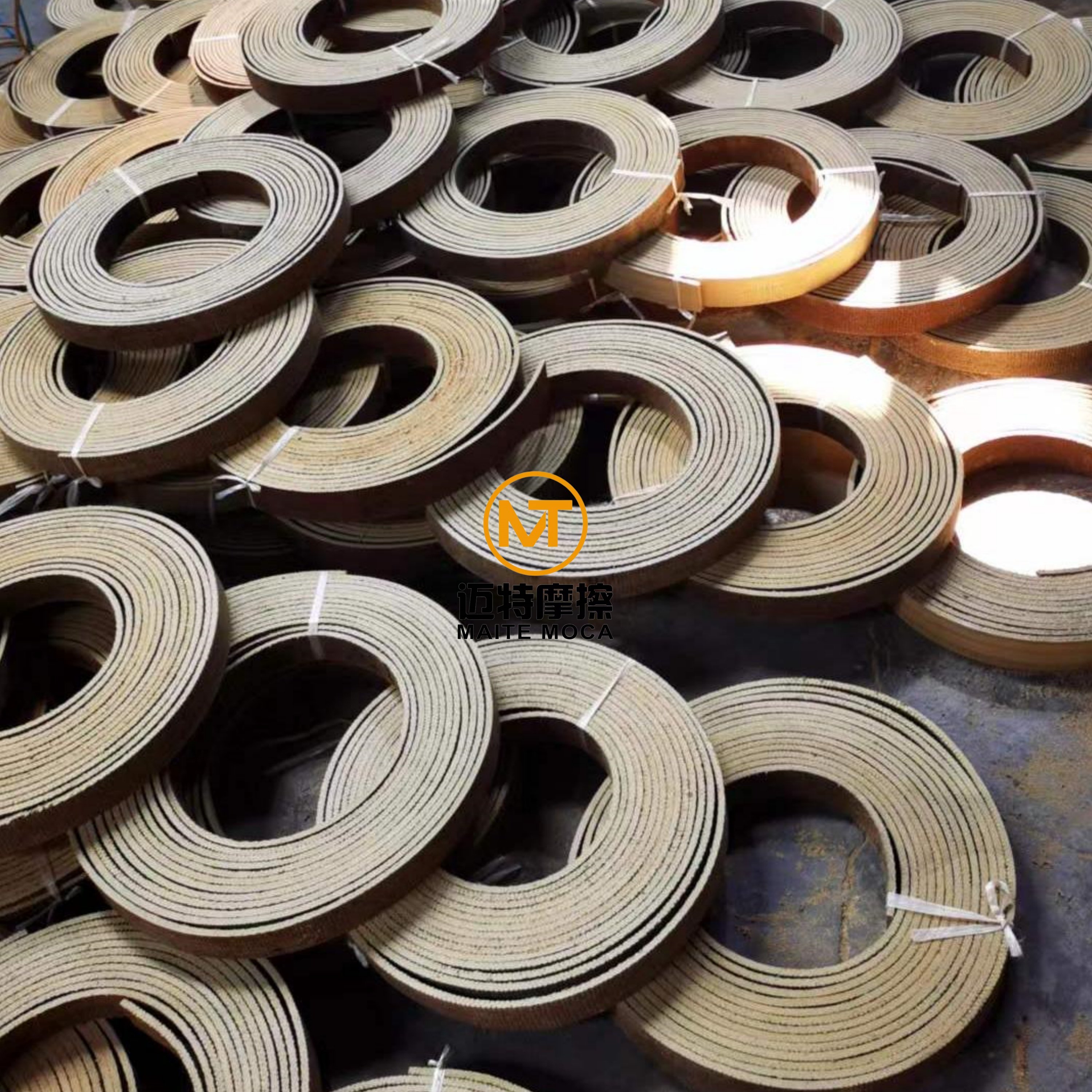 High Quality Brake Friction Material Non Asbestos Rubber Based Brake Lining Rolls for Roller