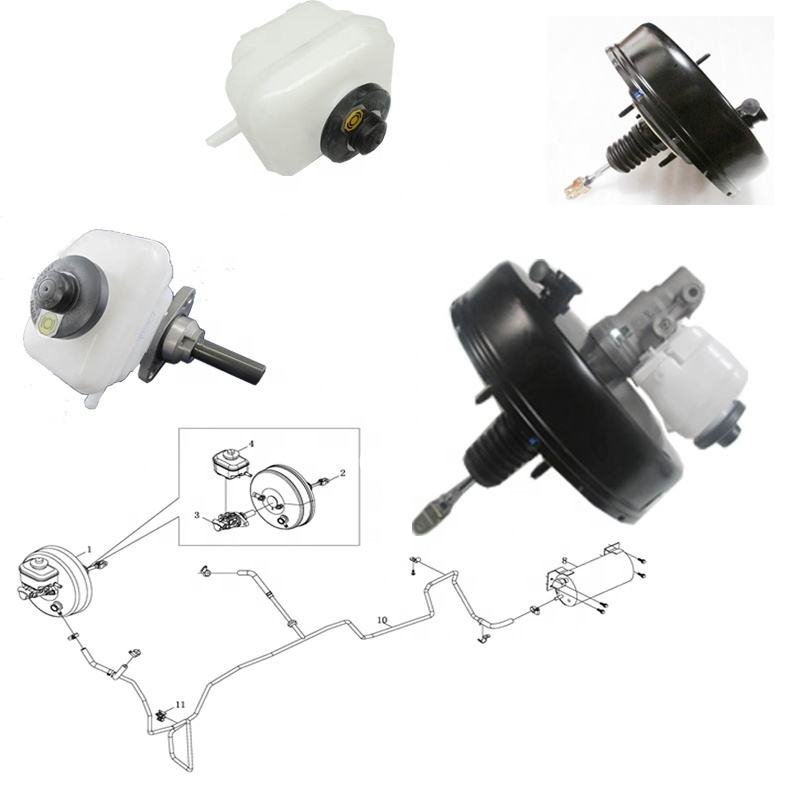 Light Truck Parts Foton Vaccum Booster With Brake Master Cylinder 1105935500012 for Truck Accessories
