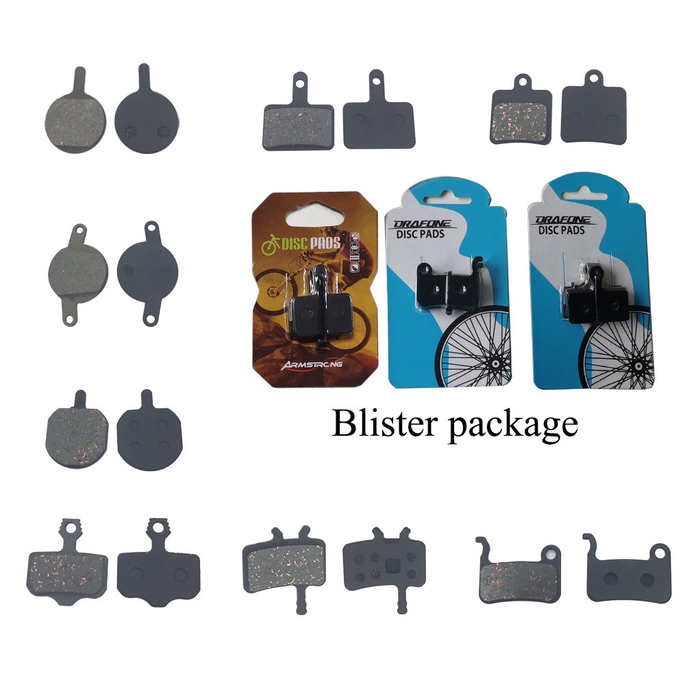 MTB Bicycle Hydraulic Disc Brake Pads Factory Wholesale Pad Semi Metal Resin Bicycle Hydraulic Disc Brake Pads