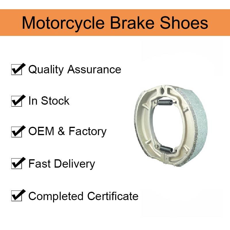 JD125 Good Quality Motorcycle Brake Shoe for Honda