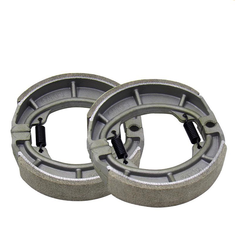 Motorcycle GS125 Bell King QS125 GSX125 Denway GT125 Junche Front and Rear Drum Brake Block Shoe Brake Pads
