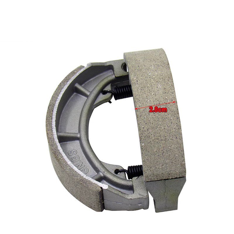 Motorcycle GS125 Bell King QS125 GSX125 Denway GT125 Junche Front and Rear Drum Brake Block Shoe Brake Pads