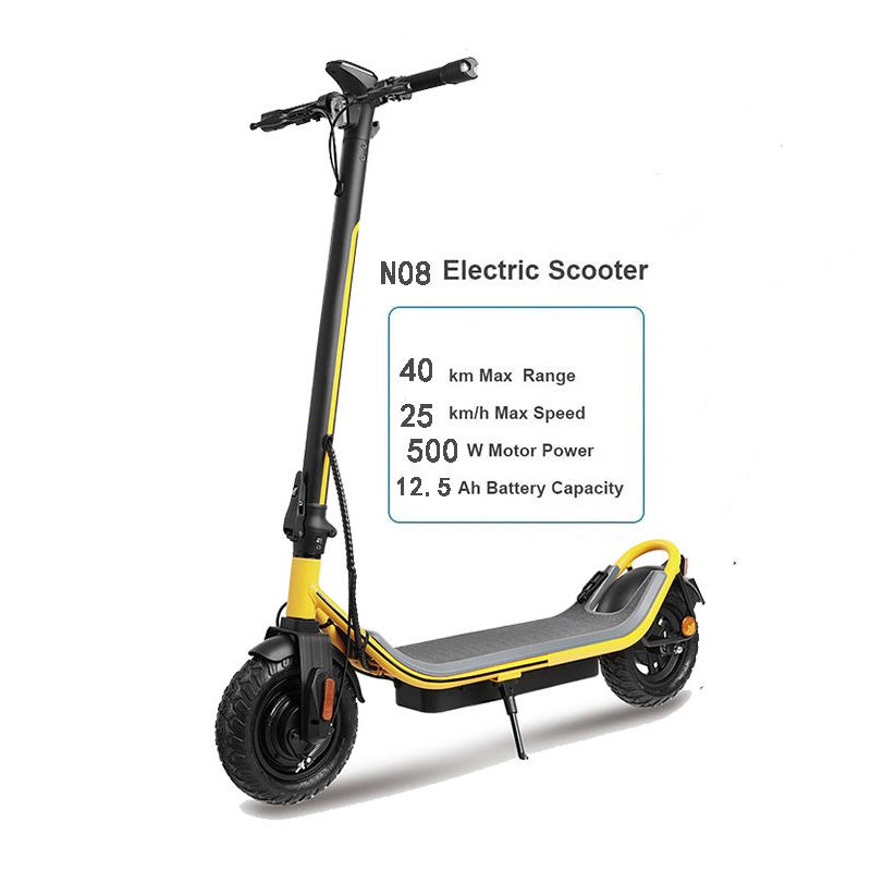 OEM&ODM 10 Inch City E Scooter Aluminum Alloy Foldable Lightweight 500w Power Battery Two Big Safe Electric Scooter