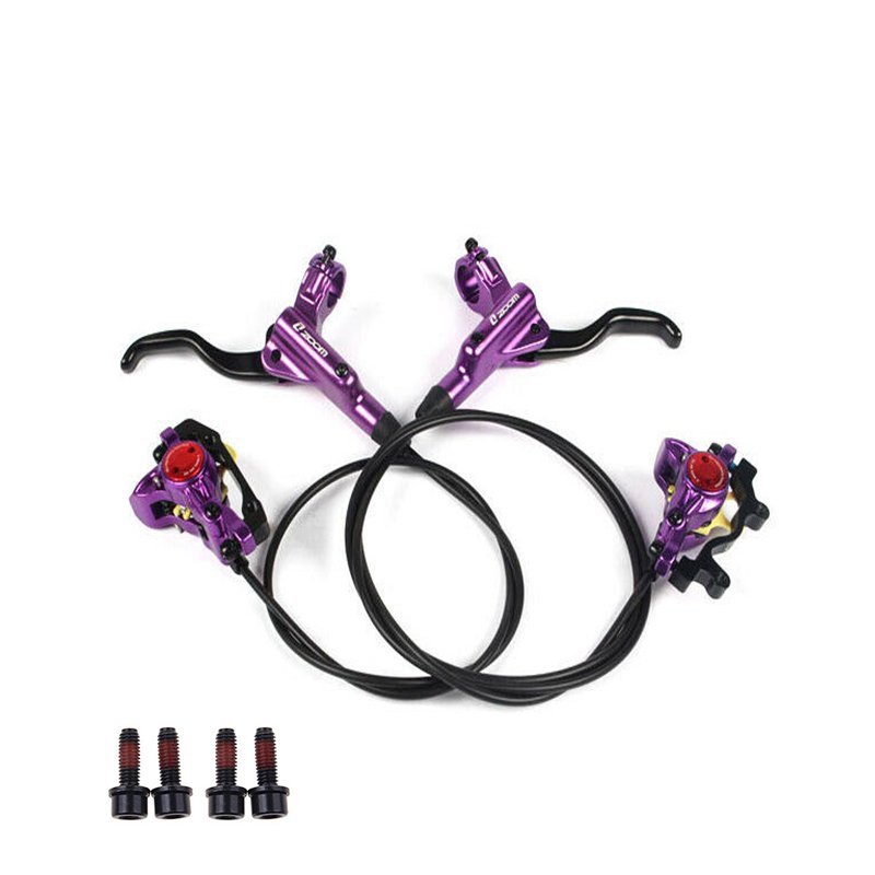 ZOOM Mountain Bike Hydraulic Brake Kit 750/1350mm Oil Pressure Disc Brake Set Bicycle Accessories