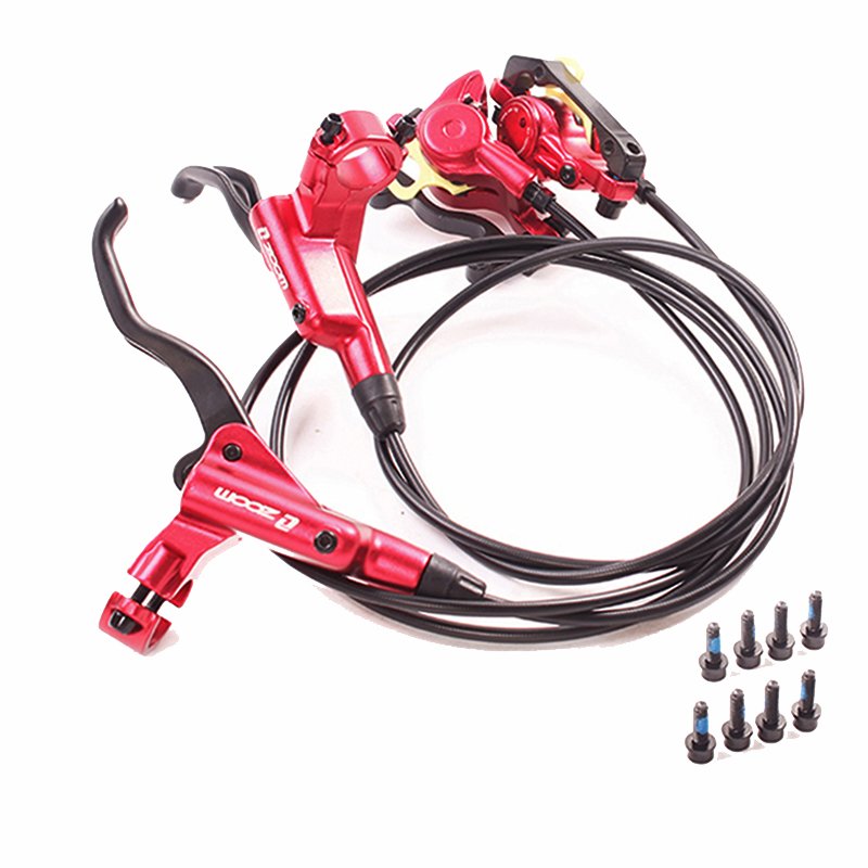 ZOOM Mountain Bike Hydraulic Brake Kit 750/1350mm Oil Pressure Disc Brake Set Bicycle Accessories