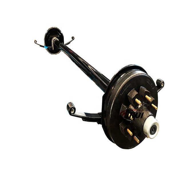 3"Tube 7k-7000 Lb Spring Trailer Axle - Straight Spindle, 12 Inch Electric Brakes, 93.5 HF /77.25 SC