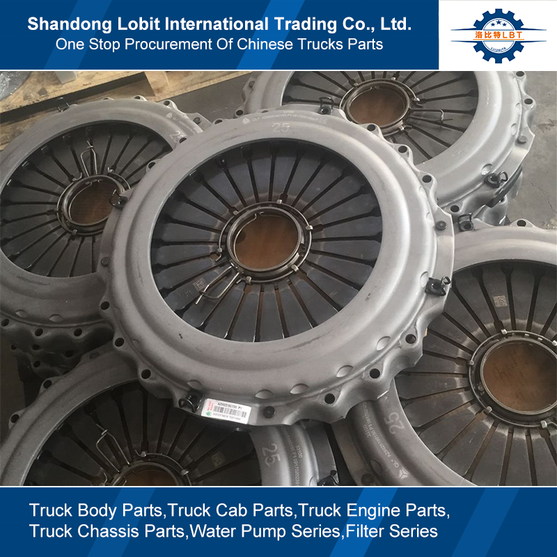 For Sinotruk HOWO 336 371 380 Dump Truck Tractor Truck Spare Parts Pull Type Large Hole Clutch Pressure Plate