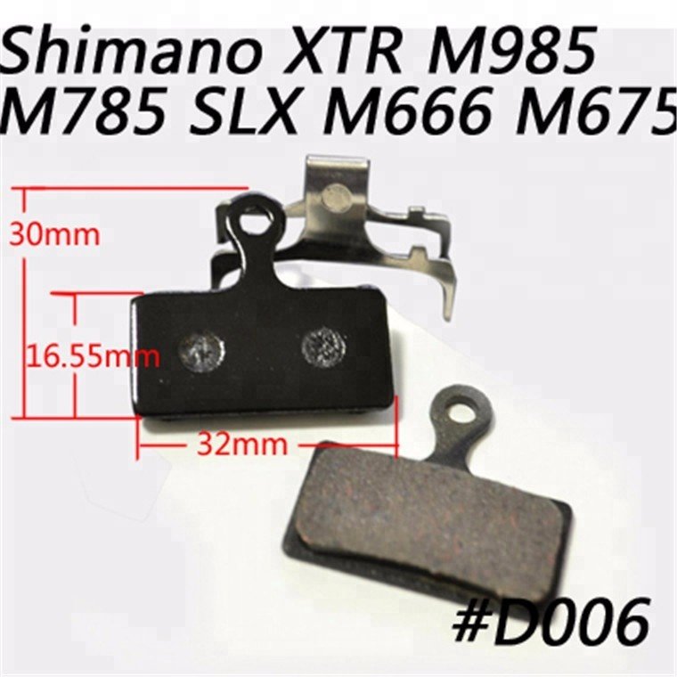 Semi Metal Mountain Bicycle Disc Brake Pads for Shimano Xtr M985 Deore Xt M785 Slx M666 M675 Deore M615 Alfine S700 Incl Spring