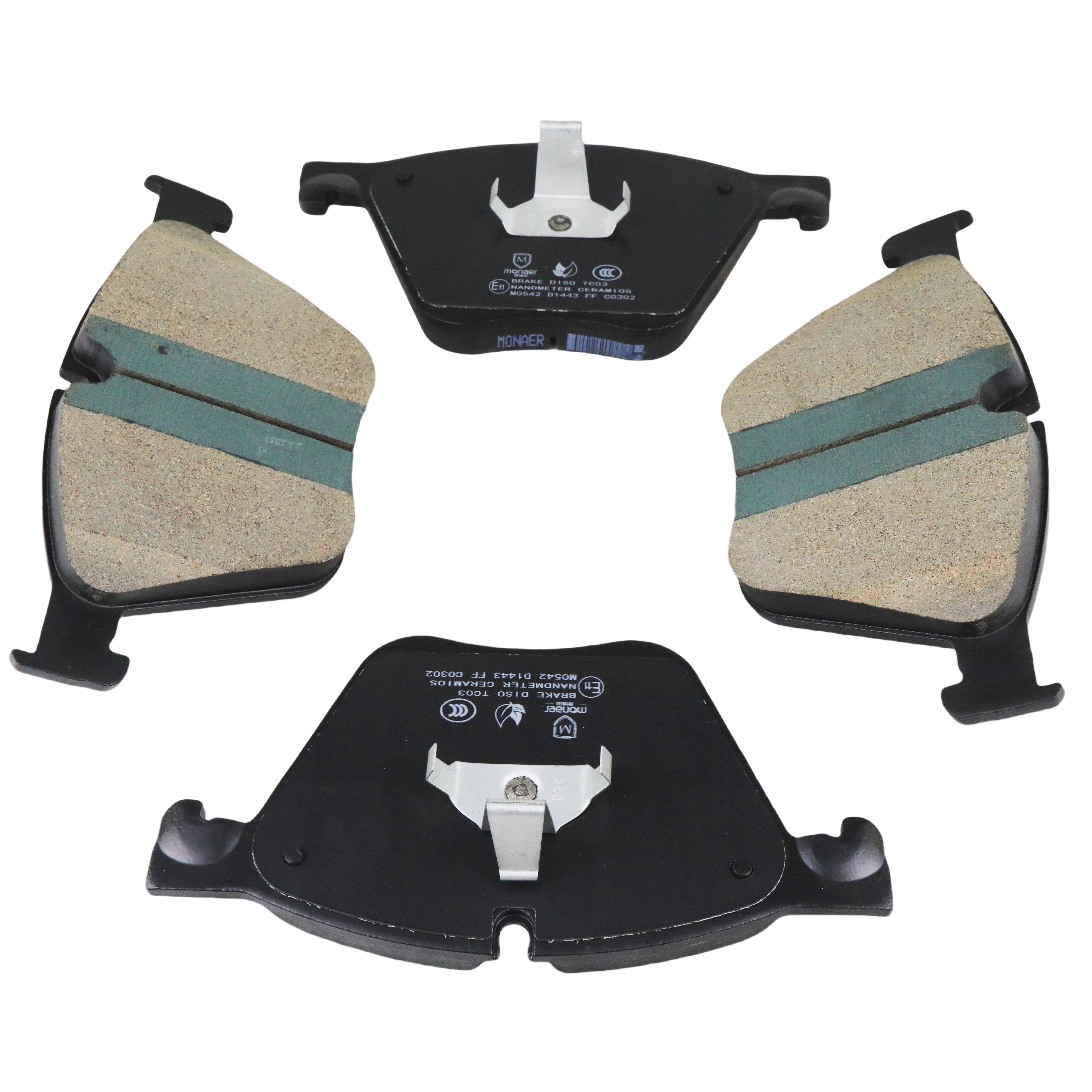 Automotive Brake Pad Manufacturers Front Brake Pad D1443/ D1529 Ceramic Brake Pads for BMW