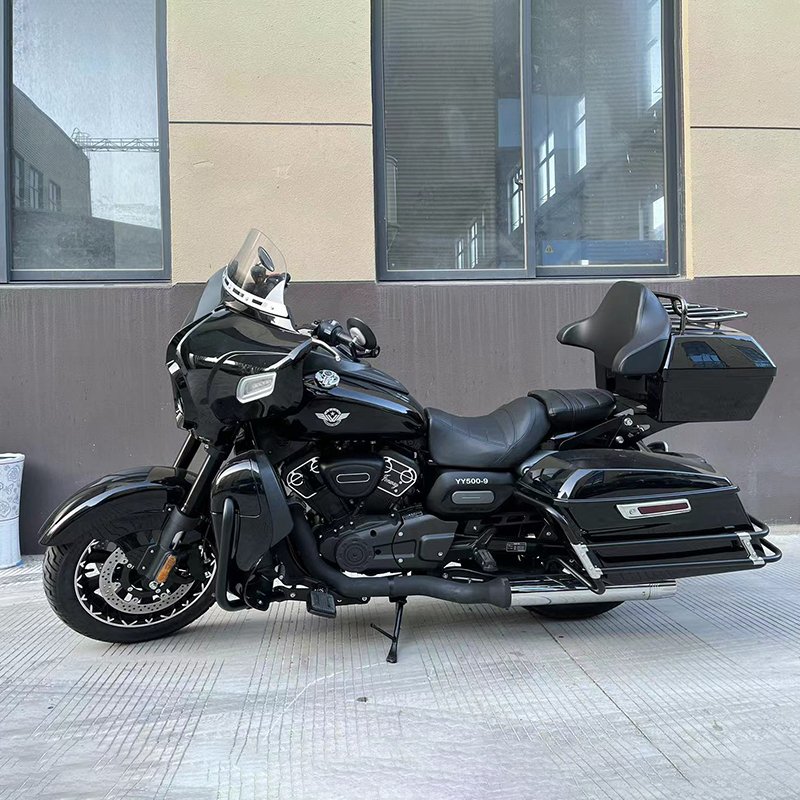 New Design Classic Mope Scooter 400cc Vintage Motorcycle Max Speed 140KM/H EEC Certified Dual Disc Brake Water-Cooled Gas Engine