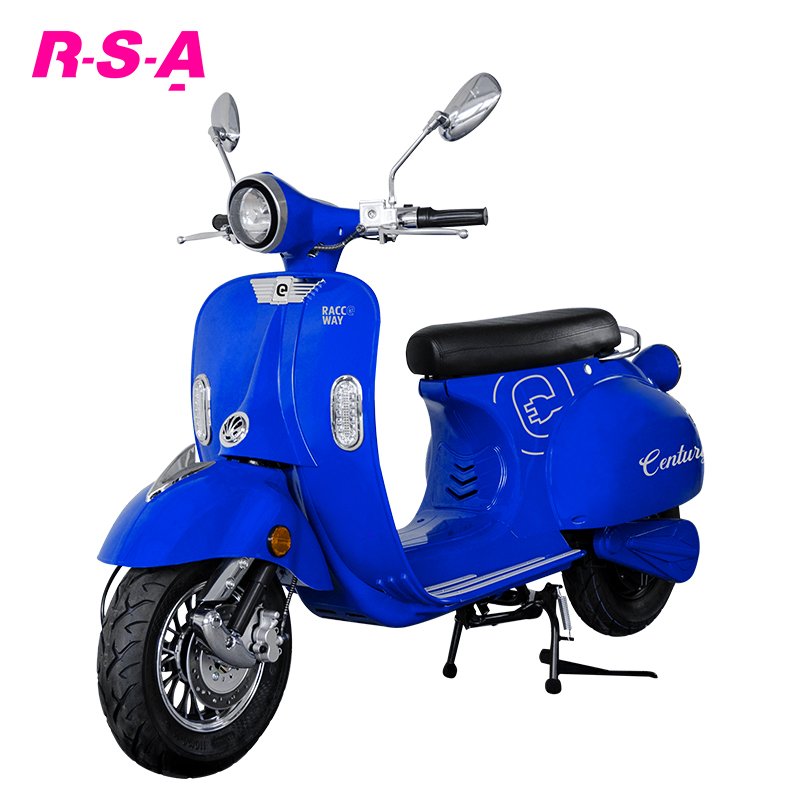 2 Dual Batteries Vespa Long Driving Range Electric Motorcycles 100% CBU Electric Scooters With EEC COC Certificate
