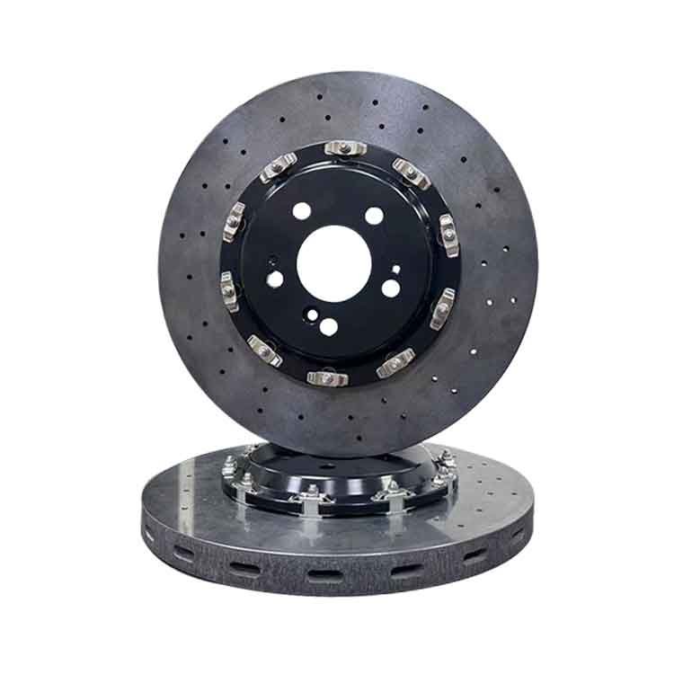 High Carbon Ceramic Brake Disc Rotor Custom Designed for Audi A6 A7 A8 BMW 3 Series 4 Series 5 Series X4 X5