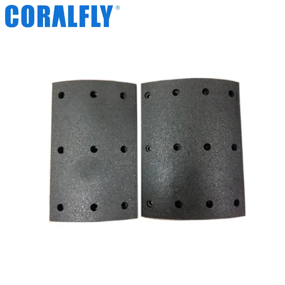 Custom Oem Odm Wholesale 19799 Truck Shoe Brake Lining for volvo 2728947 2760486 2705440 30912828 2727485 30971691 2727105