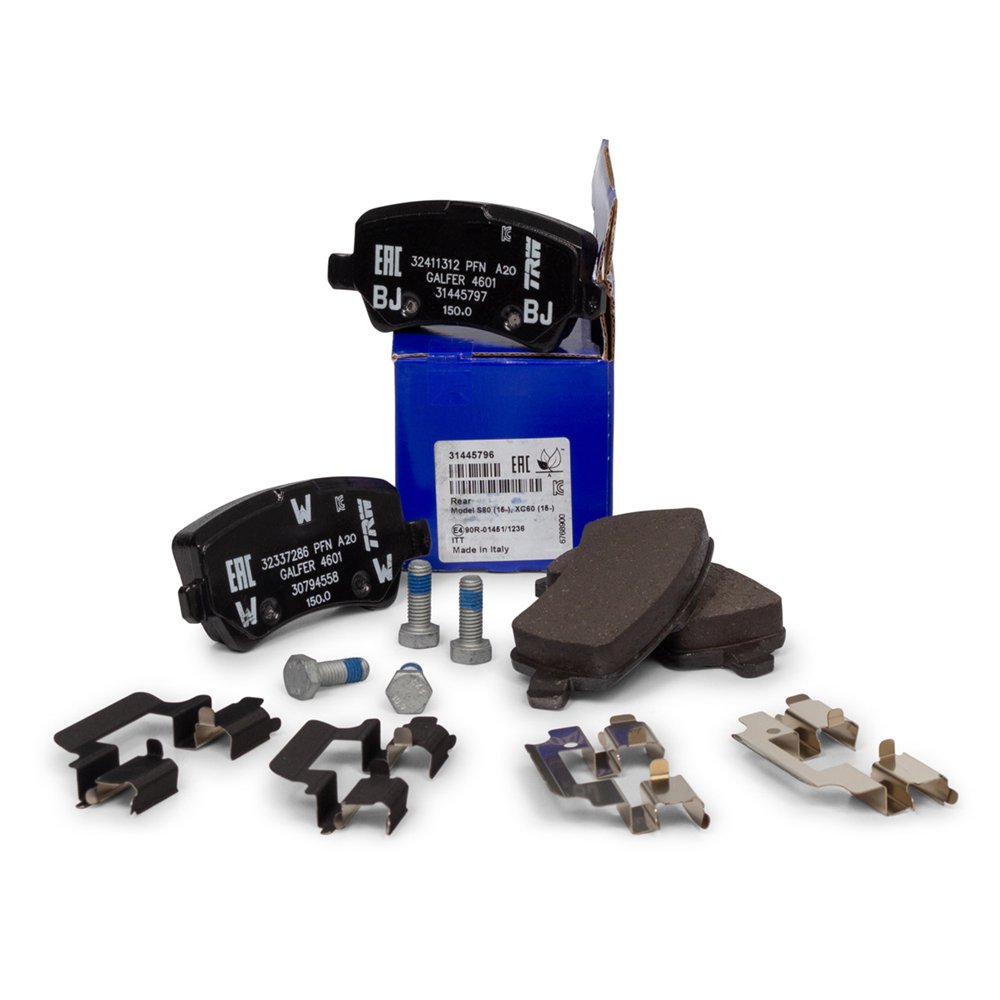 Womala OE 31445796 31687104 Factory Price Automatic Brake Systems Spare Parts Brake Pads Kit for Volvo S60 S80 V60 V70 XC60 XC70