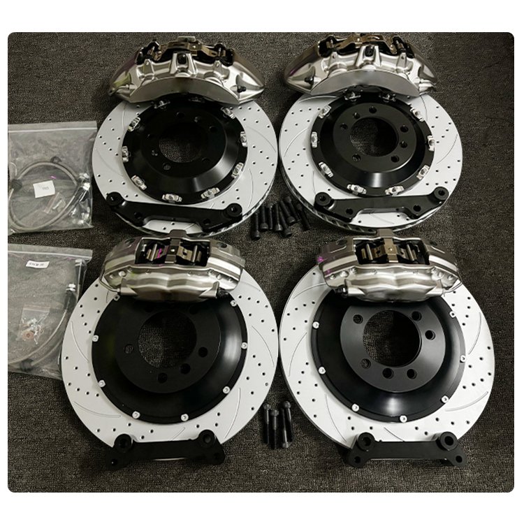 Brake Caliper Kits 6 4 Piston 380/400/410mm Brake Disc for HONDA Audi Ford S60 S80 S90 C30 V50 V70 XC40 Chevrolet