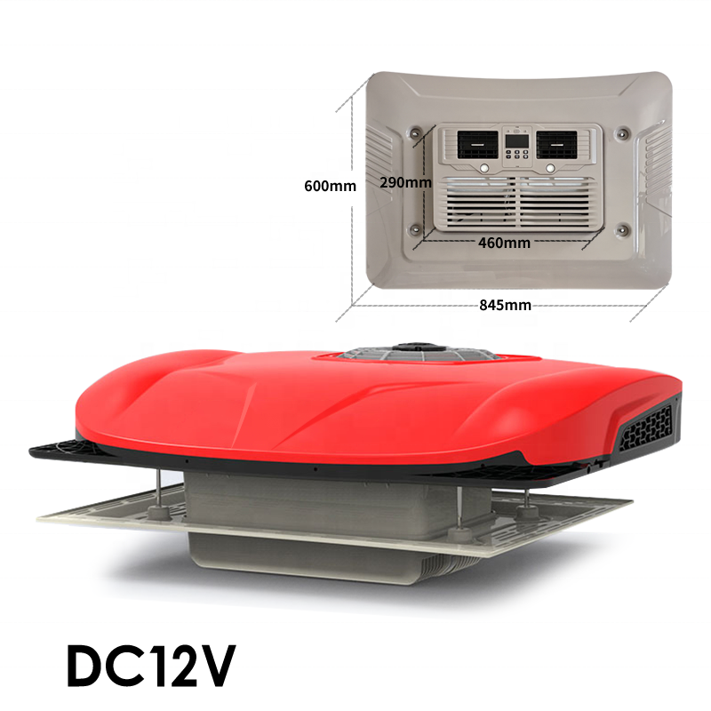 2024 New Type 12v Electric Rooftop Air Conditioner for Caravan RV Trailer Truck Tractor and Van Auto Parking Conditioner