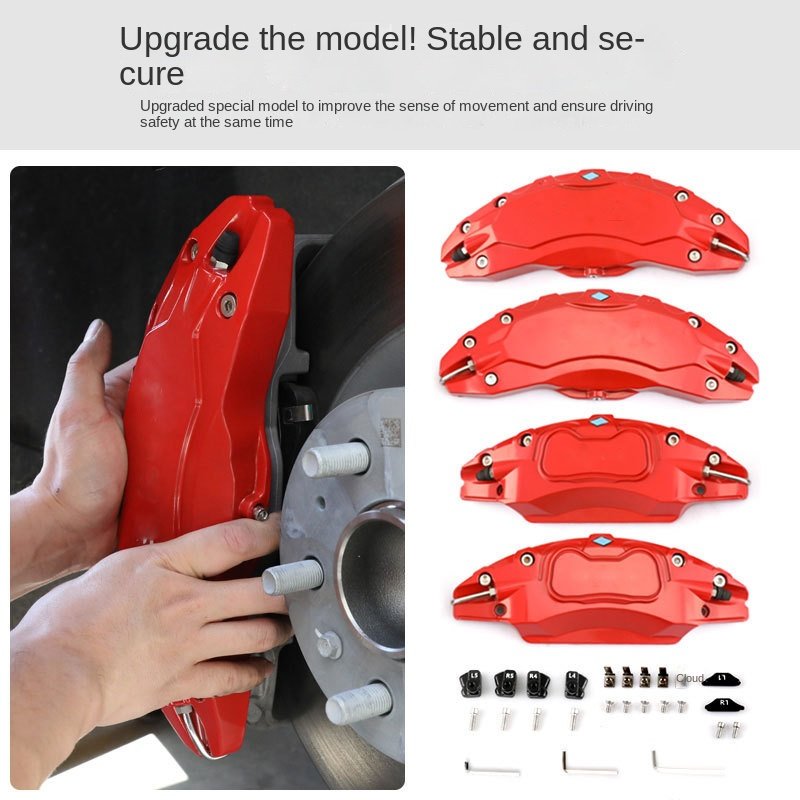 Hot Selling Model 3 Highland Compatible Aluminum Alloy Brake Calipers in Various Colors Exterior Accessories