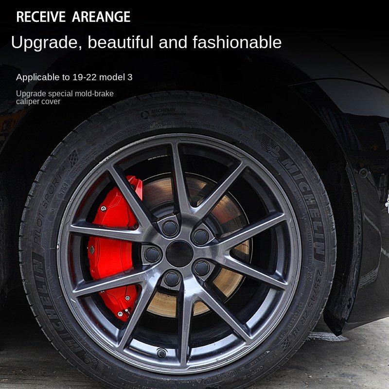 Hot Selling Model 3 Highland Compatible Aluminum Alloy Brake Calipers in Various Colors Exterior Accessories