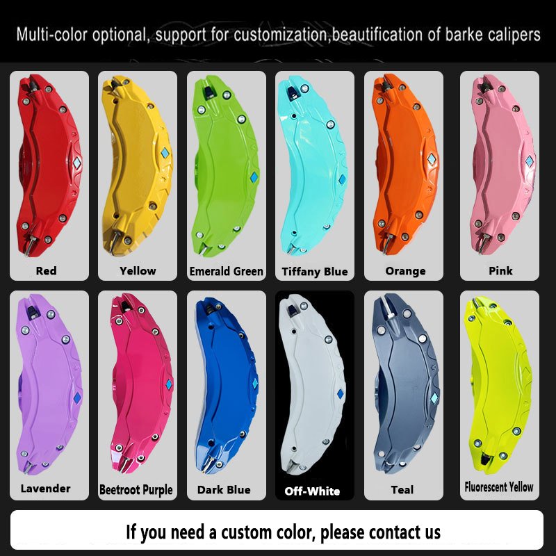 Hot Selling Model 3 Highland Compatible Aluminum Alloy Brake Calipers in Various Colors Exterior Accessories
