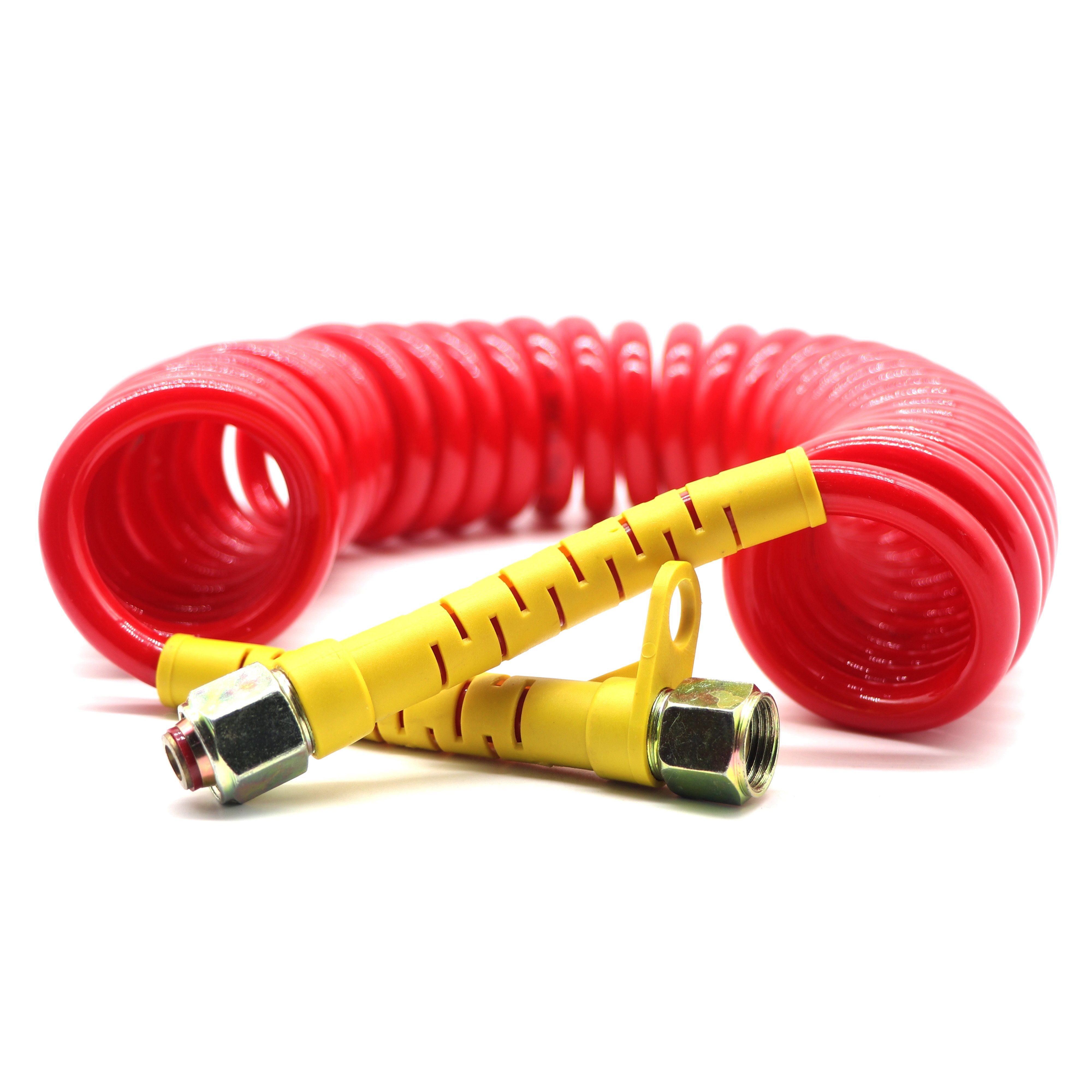 SYD-1194 Auto Trailer Pneumatic Brake Coils pa Nylon Tubes Spiral Brake Hose air Coils for Truck(BLUE and RED)