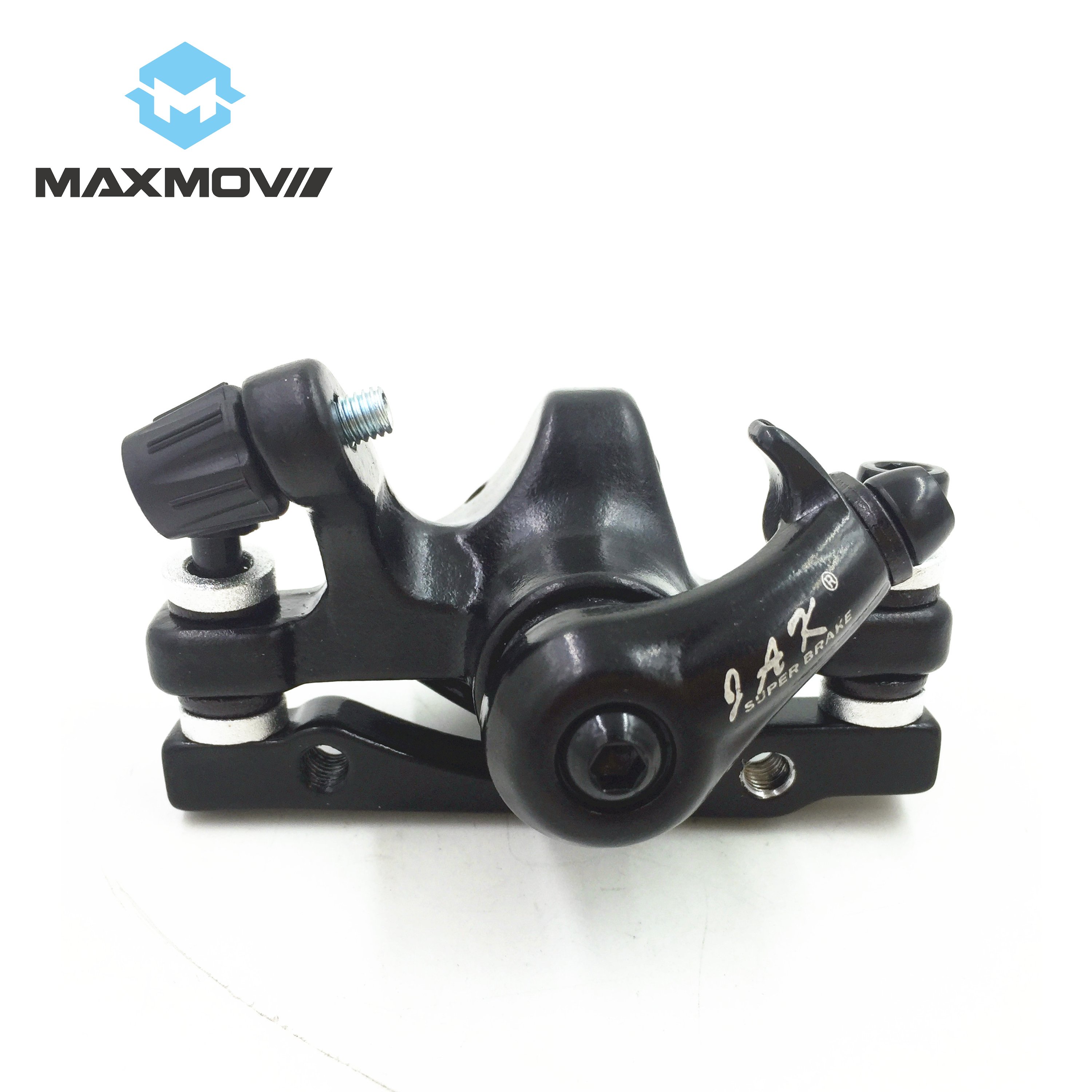 MAXMOV Electric Scooter Spare Parts Scooter Accessories Black Universal Mechanical Disc Brake Caliper 140mm-160mm
