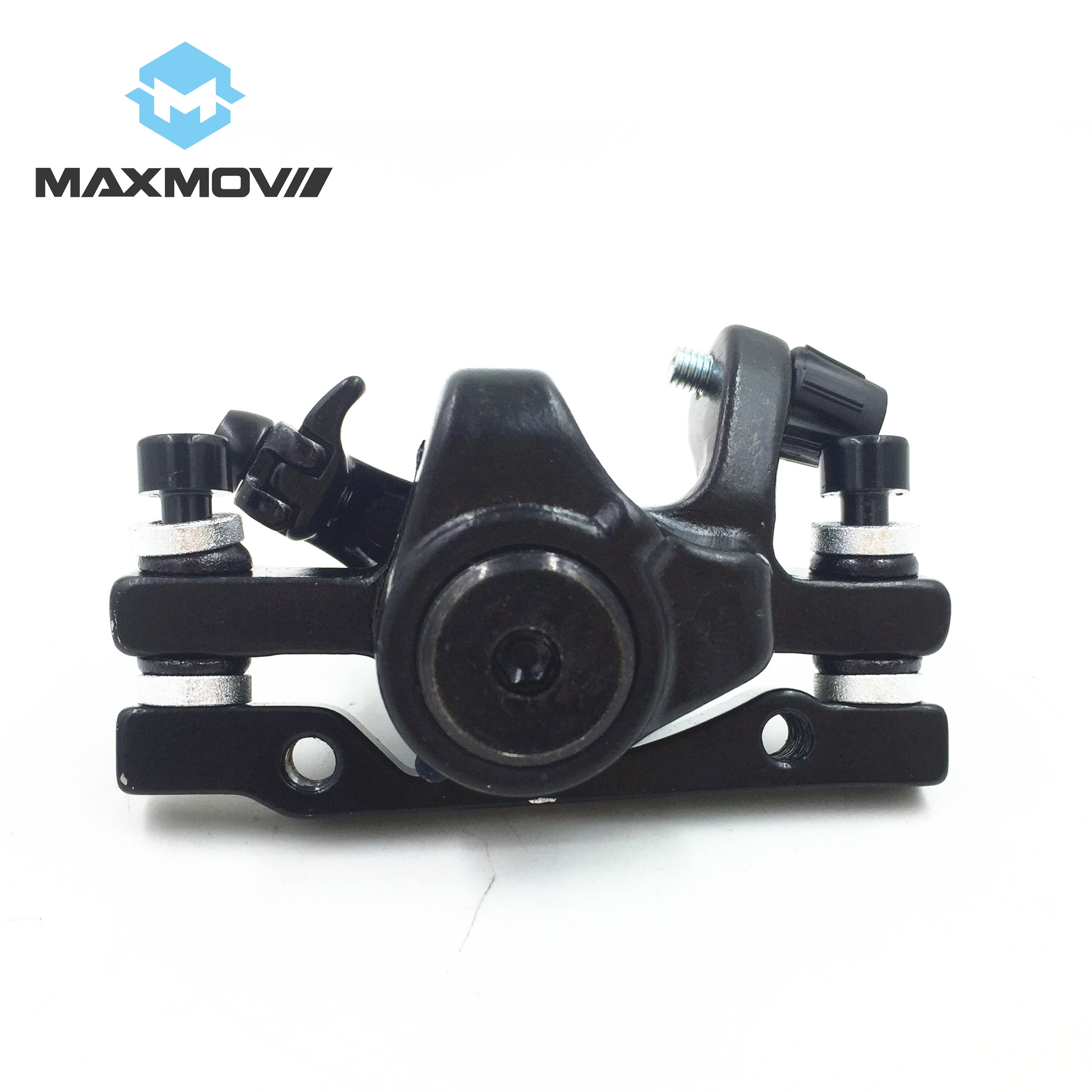 MAXMOV Electric Scooter Spare Parts Scooter Accessories Black Universal Mechanical Disc Brake Caliper 140mm-160mm