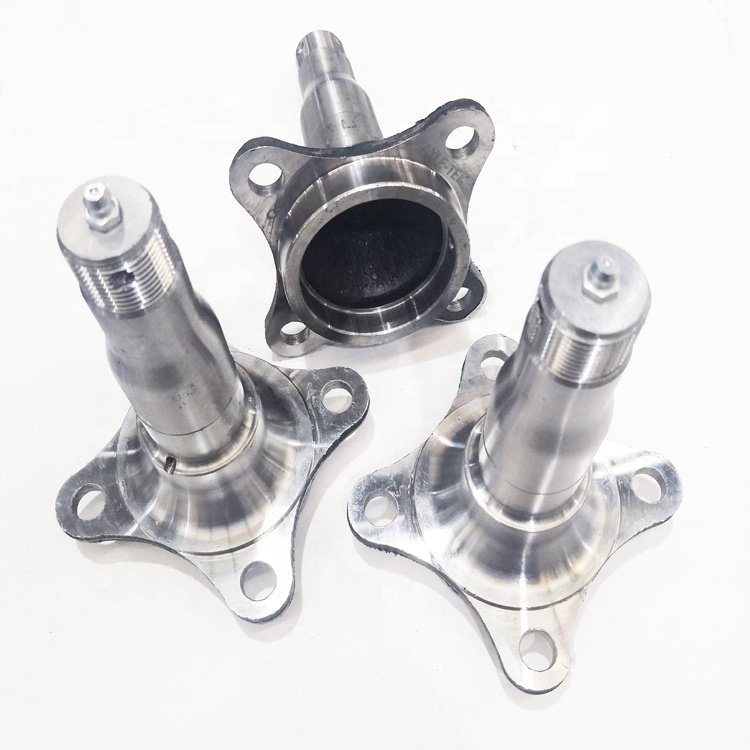 Axel Trailer 40mm Round Solid Steel-Marine Use Trailer Axle Complete with Lazy Hub, Nut, Split Pin, and Washer for Boat Trailer
